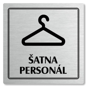 Piktogram Šatna personál